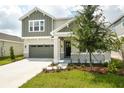 Two-story house with gray and green exterior at 155 Bull Frog Ln, Umatilla, FL 32784