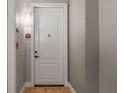 Private condo entry with neutral-colored door at 501 Mirasol Cir # 424, Celebration, FL 34747
