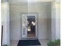 Front entrance with glass door and small porch at 4311 Sw 53Rd Ter, Ocala, FL 34474