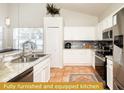 Fully furnished and equipped kitchen at 443 Corvina Dr, Davenport, FL 33897