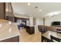 Open concept kitchen with island at 794 Citrus Isle Dr, Davenport, FL 33837