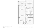Floor plan showing kitchen, Gathering room, and bedrooms at 901 Charo Pkwy # 721, Davenport, FL 33897