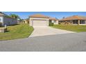 One car garage with a screened-in patio at 3381 Marshfield Preserve Way, Kissimmee, FL 34746