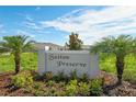 Sutton Preserve community entrance sign with landscaping at 2103 Riley Ave, Eagle Lake, FL 33839