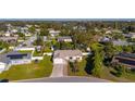 Bird's-eye view of house and surrounding neighborhood at 1402 Westminster Way, Kissimmee, FL 34744