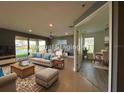 Spacious living room with water views and plenty of natural light at 3960 Steer Beach Pl, Kissimmee, FL 34746