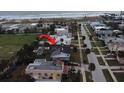 Aerial view of a house near the beach at 515 Ribault Ave, Daytona Beach, FL 32118