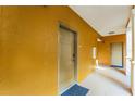 Building hallway with two doors and neutral colored walls at 12527 Floridays Resort Dr # E-103, Orlando, FL 32821