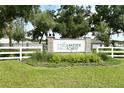 Lakeside Forest community entrance sign with landscaping at 4072 Bannock Ave, Tavares, FL 32778