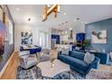 Open concept living room, kitchen, and dining area at 2133 Pine Oak Loop, Davenport, FL 33837