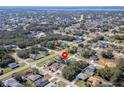 Aerial perspective of the property and surrounding area at 1603 Tench Ct, Kissimmee, FL 34759