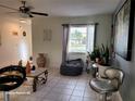 Living room with comfortable seating and large windows at 2526 Bowmer Dr, Kissimmee, FL 34744