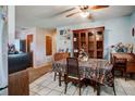 Dining room with a table, chairs, and a china cabinet at 262 Valencia Rd, Debary, FL 32713