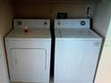 Stackable washer and dryer in a closet at 5124 Conroy Rd # 635, Orlando, FL 32811