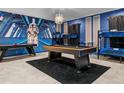 Star Wars themed game room with pool table and bunk beds at 2901 Protagonist St, Kissimmee, FL 34746