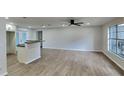 Spacious living room featuring hardwood floors and an open floor plan at 1737 Jacobs Rd, South Daytona, FL 32119