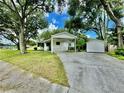 White ranch home with carport and large backyard at 540 Francis Blvd, Lakeland, FL 33801