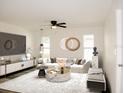 Spacious living room with large windows and stylish decor at 604 W 12Th St, Lakeland, FL 33805