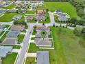 Aerial view showcasing home's location in a residential neighborhood at 4448 Nw 2Nd Ct, Ocala, FL 34475