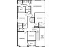 Second floor layout with 4 bedrooms, 2 baths, and a flex room at 3744 Bergamot St, Lake Alfred, FL 33850