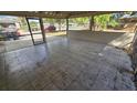 Spacious screened porch with tiled floor at 3414 Portersfield Rd, Orlando, FL 32808