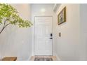 Bright and airy entryway with a white door and simple decor at 254 Glasgow Ct, Davenport, FL 33897