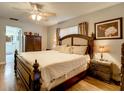 Spacious main bedroom with ample closet space and ensuite bath at 2002 Amesbury Dr, Auburndale, FL 33823