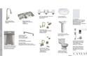 Detailed view of kitchen and bathroom finishes at 5340 Spoonflower Ct, St Cloud, FL 34771