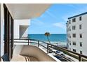 Balcony view overlooking the ocean and beach at 3743 S Atlantic Ave # 3D00, Daytona Beach Shores, FL 32118