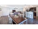 Dining area with a table and chairs, open to kitchen at 3171 Utah Dr, Deltona, FL 32738