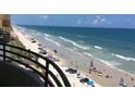 Stunning panoramic ocean view from condo balcony at 3115 S Atlantic Ave # 703, Daytona Beach Shores, FL 32118