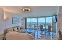 Spacious living room with panoramic ocean views and comfortable seating at 2625 S Atlantic Ave # 24Nw, Daytona Beach, FL 32118