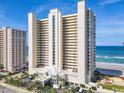 High-rise beachfront building with ocean and parking views at 3333 S Atlantic Ave # 605, Daytona Beach Shores, FL 32118