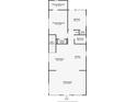 Two-story house floor plan with Gathering room and two bedrooms at 1604 Carmen Ave, Daytona Beach, FL 32117