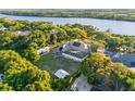 Waterfront home with private dock and lush surroundings at 3765 John Anderson Dr, Ormond Beach, FL 32176