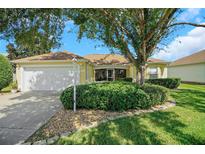 Charming house exterior with mature landscaping and driveway at 1213 El Esparza Ln, The Villages, FL 32159