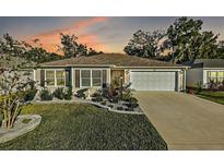 Attractive single-story home with landscaped yard and driveway at 4414 Cameo Cir, The Villages, FL 32163