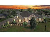 Luxury home with spacious lot, mature landscaping, and stunning sunset views at 2126 Lake Ridge Dr, The Villages, FL 32162