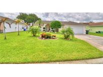 Cute house with well-manicured lawn and landscaping at 3258 Triple Crown Ln, Lakeland, FL 33811