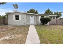 Exterior of a single story house with a walkway and lawn at 2473 Barbarossa, Deltona, FL 32738