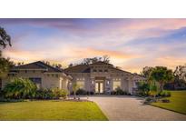 Luxury home with stone accents and landscaping at 2354 Legacy Ln, New Smyrna Beach, FL 32168