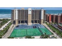Oceanfront building with tennis court and parking at 4139 Atlantic # A406, New Smyrna Beach, FL 32169