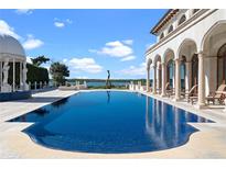 Expansive pool with water view at 4852 S Peninsula Dr, Ponce Inlet, FL 32127