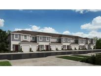 Townhome community with attached garages at 4801 Spangle Drive Way, Saint Cloud, FL 34769