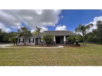 Single story home with landscaped yard and palm trees at 3060 Rambler Ave, Saint Cloud, FL 34772