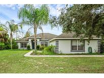 Single-story home with palm tree and landscaping at 24714 Martin St, Eustis, FL 32736