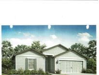 New construction home with two-car garage and front yard at 30808 Apricot Ave, Eustis, FL 32736