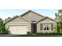 One-story home with two-car garage and landscaping at 3907 Botancial Court, Sanford, FL 32773