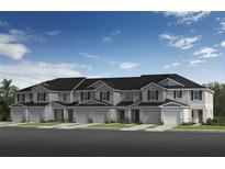 Three-unit townhome building with modern exterior at 359 Sequoia Dr, Lake Wales, FL 33859