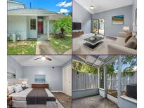 Property featuring exterior, living room, bedroom, and screened porch at 101 N Hill Ave # 4, Deland, FL 32724